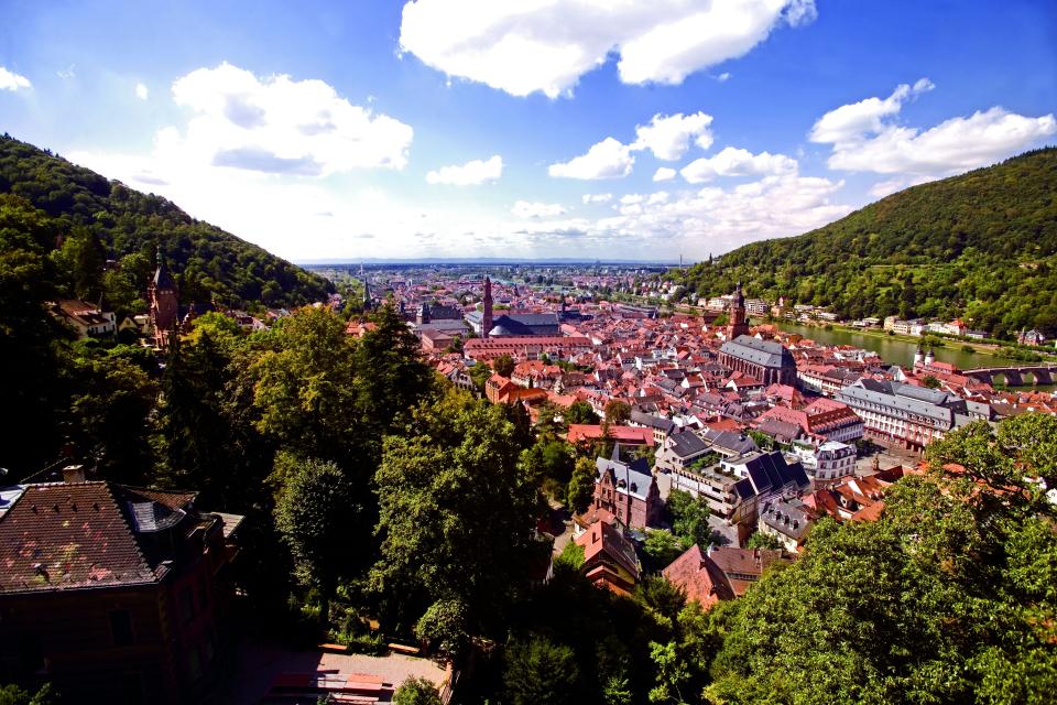 Heiligenberg-Tour - Blick auf Heidelberg