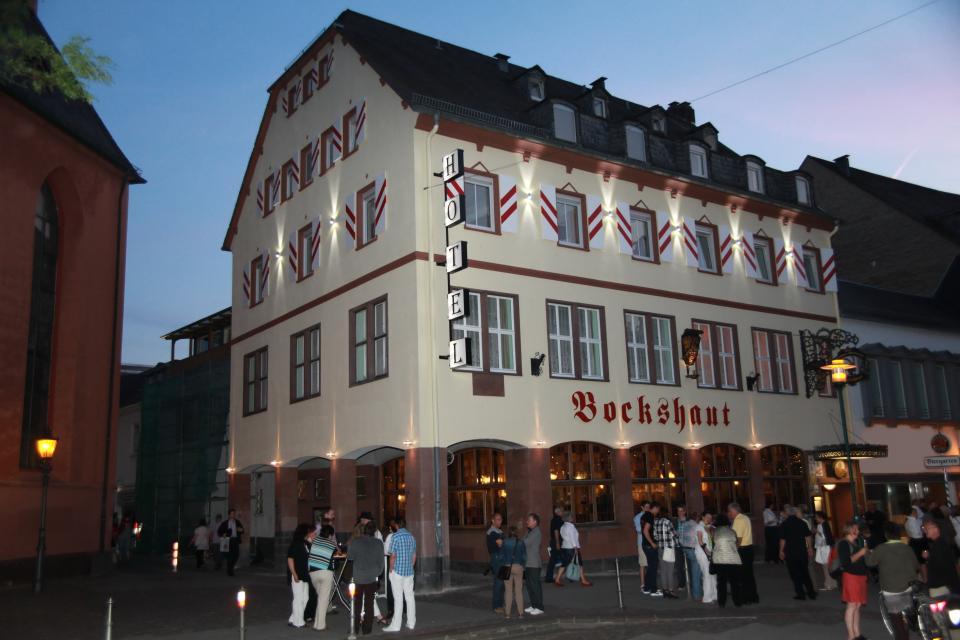 Die Bockshaut ist eines der ältesten öffentliche Gebäude in der Innenstadt Darmstadts und das älteste Lokal (seit 1795).
