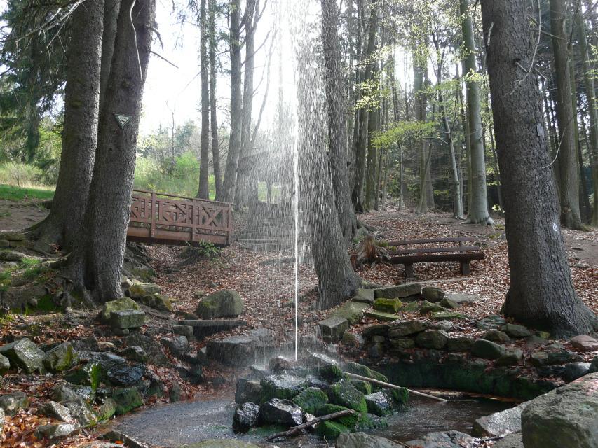 Der einzige natürliche Springbrunnen im Kreis Bergstraße und im Odenwald.