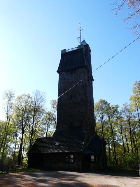 Der Kaiserturm auf der Neunkirchener Höhe ist der höchste Punkt im Lautertal.