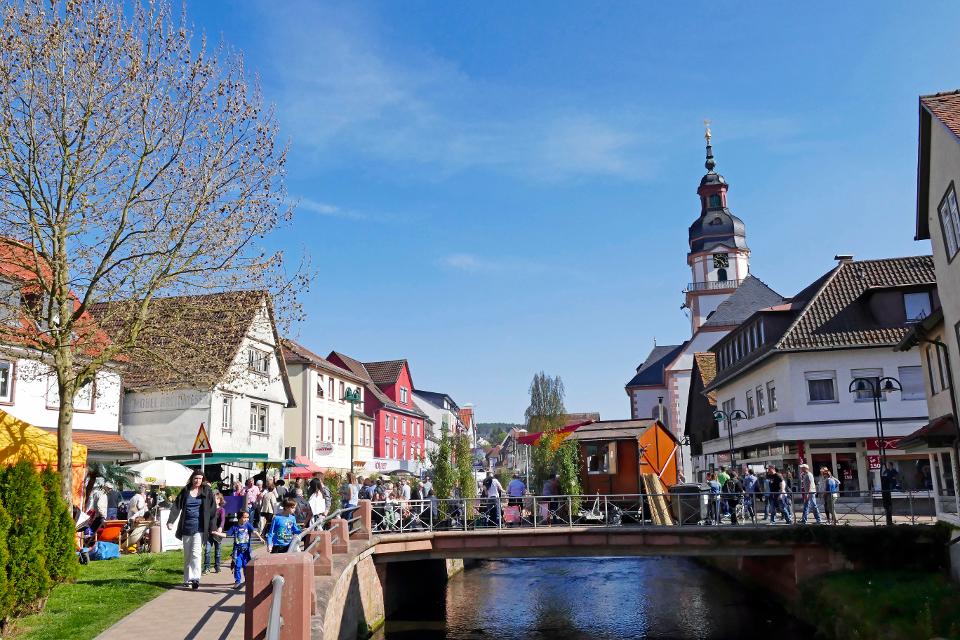 Fischmarkt und Frühlingsmarkt laden auf den historischen Marktplatz der Stadt Erbach ein. Im historischen Ambiente kann gebummelt, eingekauft und geschlemmt werden.