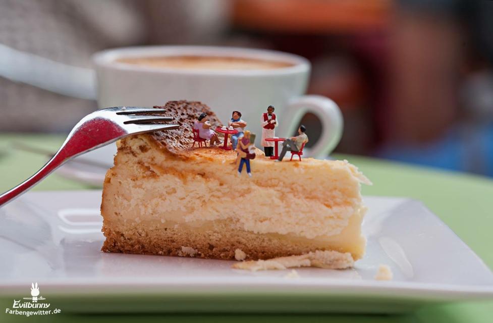 Kaffeeplausch mit Kuchen im Eiscafé Galileo in Babenhausen