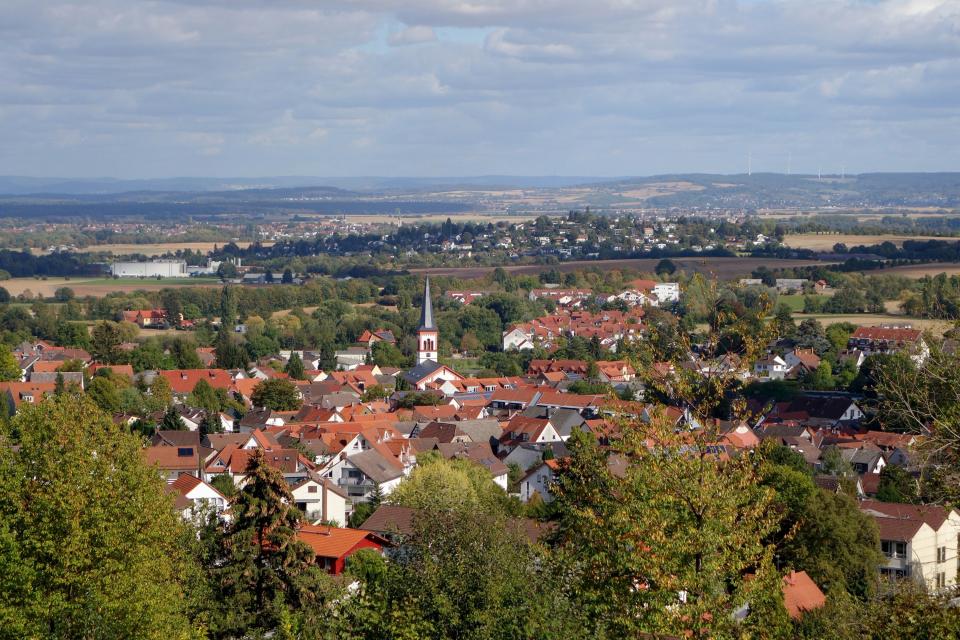 Blick auf Roßdorf