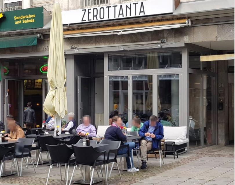 Zerottanta ist eine Espressobar, die verschiedene Kaffespezialitäten und ausgewählte Leckereien und Snacks dazu anbietet.