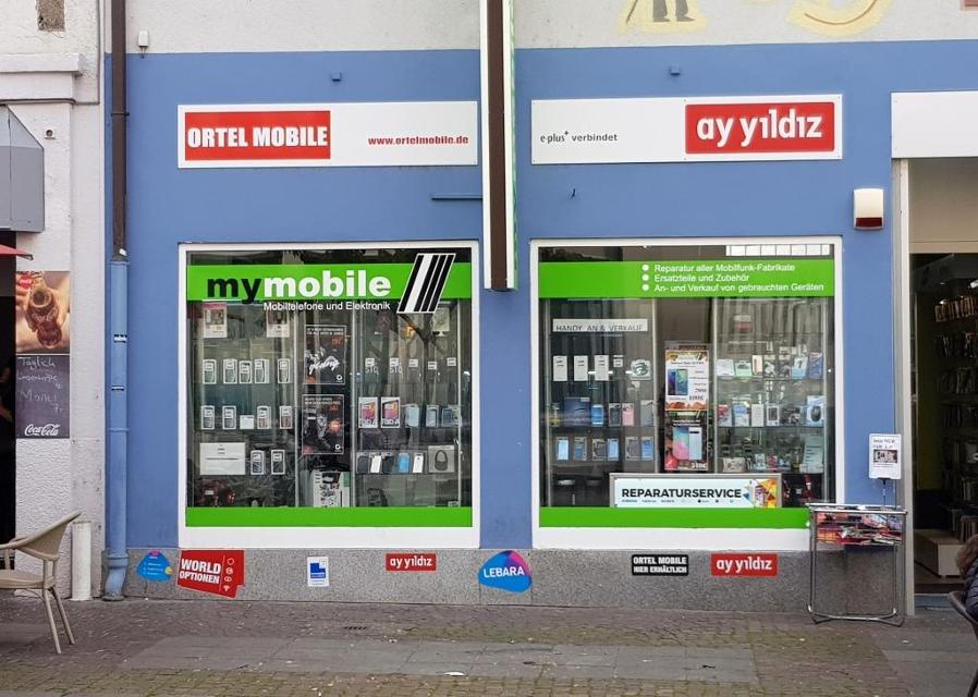 my mobile ist ein Reparatur- und Fachgeschäft für Mobiltelefone in der Elisabethenstraße.