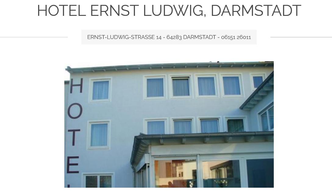 Das Hotel hat 16 Zimmer und befindet sich in der Fußgängerzone von Darmstadt. In 5 Minuten erreichen Sie zu Fuß unter anderem die TU Darmstadt, das Wissenschafts- und Kongresszenetrum darmstadtium, das Hessische Landesmuseum Darmstadt oder das Sta...