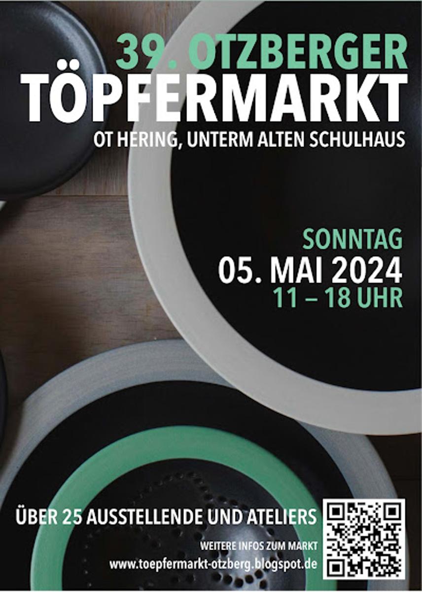 Der Otzberger Töpfermarkt ist ein Publikumsmagnet für Keramikbegeisterte aus der ganzen südhessischen Region und findet am Sonntag, 5. Mai, von 11 bis 18 Uhr statt auf dem Gelände unterhalb des ehemaligen Schulhauses in Hering statt.  