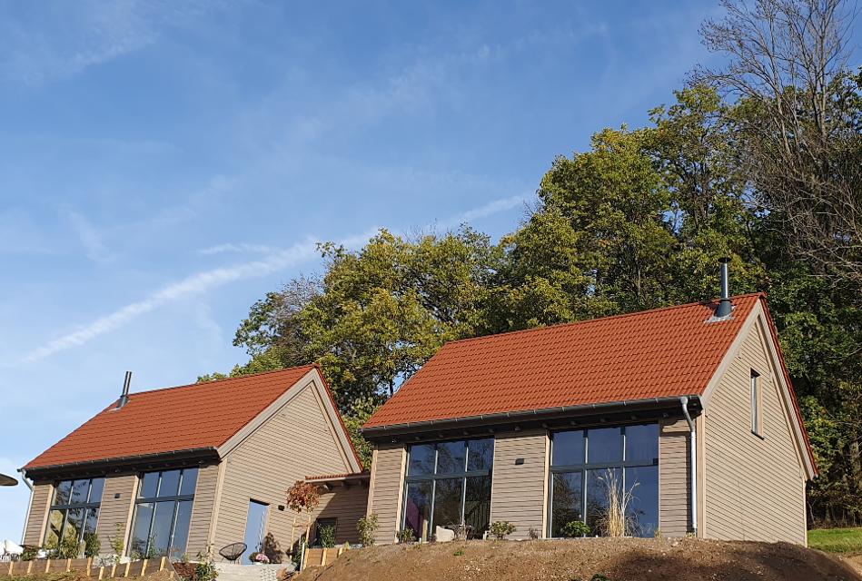 Die 2022 eröffnete Odenwald-Lodge 1 ist eine kleine Wohlfühl-Oase für Gäste, Freunde und Familien. 