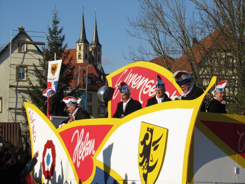 Bad Wimpfen, Talstadt und historische AltstadtDer große Faschingsumzug ist der Höhepunkt der Wimpfener Faschingskampagne.