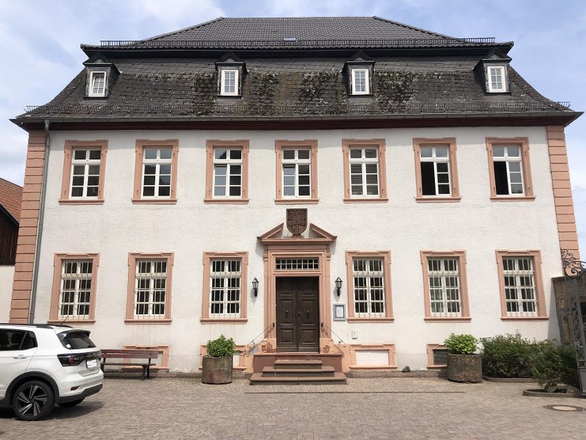 Das Rathaus ist Teil des historischen Stadtrundgangs von Lindenfels.