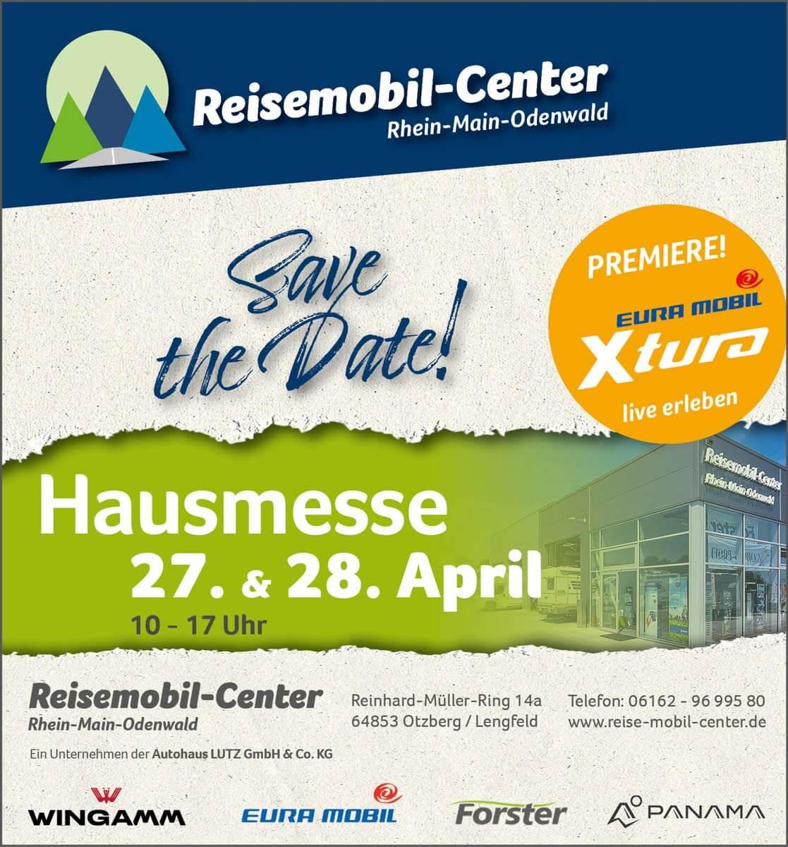 Am 27. und 28. April kann man sich einen Vorgeschmack auf eine Reise mit dem Wohnmobil gönnen. Das Reisemobil-Center Rhein-Main-Odenwald lädt zu seiner Messe ein, an beiden Tagen von 10 Uhr bis 17 Uhr.
                 title=
