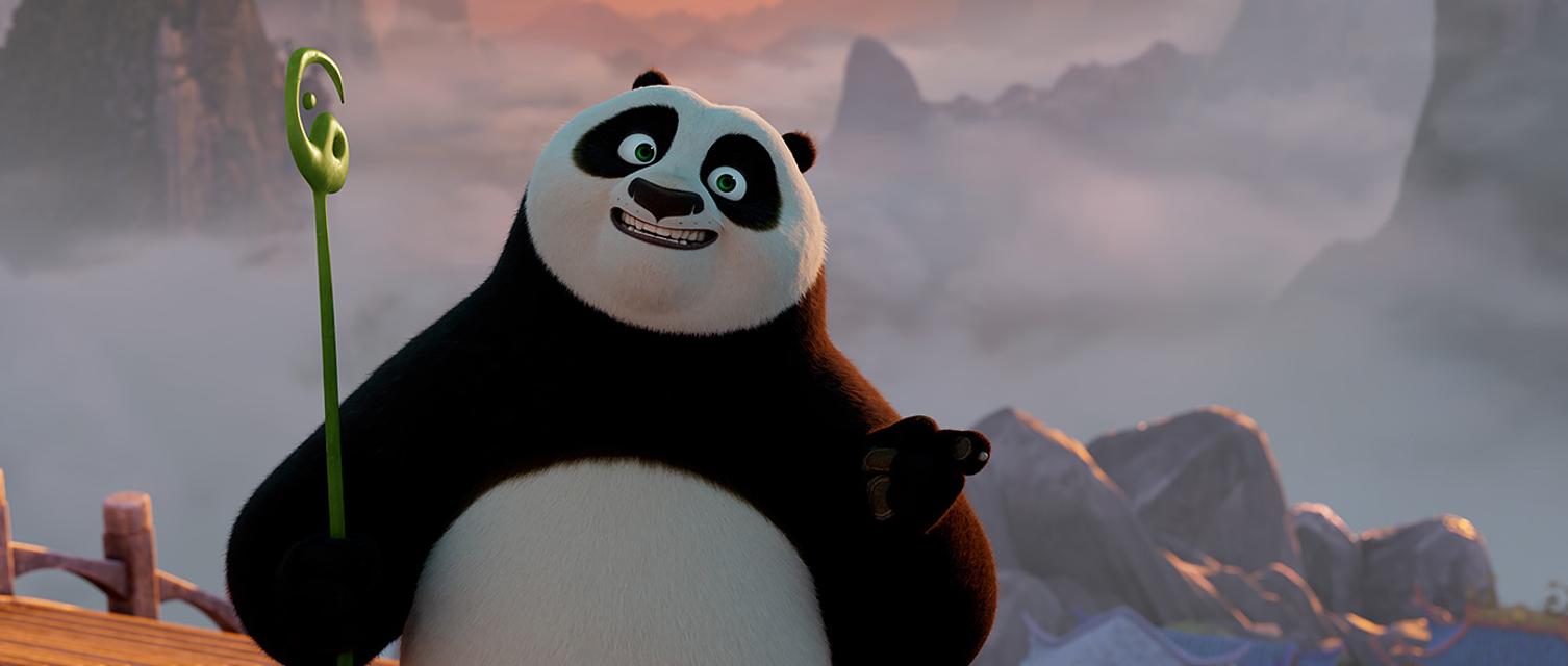 Am Dienstag, 14.05.2024, verwandelt sich der Große Saal der Stadthalle Groß-Umstadt wieder in einen Kinosaal. Gezeigt wird um 17 Uhr der Film „Kung Fu Panda 4“ im Kino für Kinder. 
