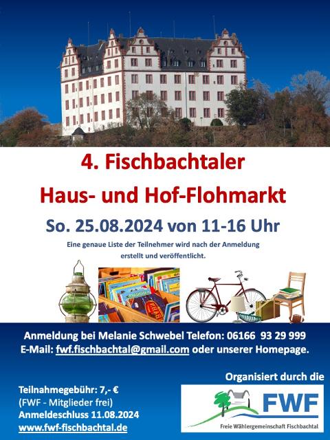 4. Fischbachtaler Haus- und Hof-Flohmarkt 2024