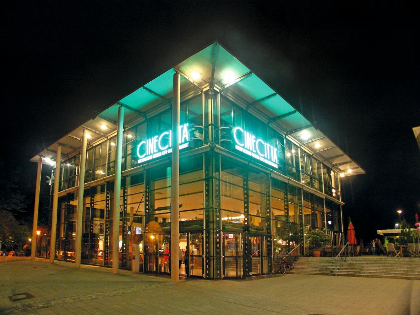 CINECITTA’ is Germany’s largest cinema complex with 24 cinema auditoriums, 5,000 sqm of foyer space, four restaurants as well as various bar areas and cafés. Located in the heart of the Nuremberg Old Town, not only Europe’s largest 3-D screen in the CINEMAGNUM auditorium (with a breathtaking 600 ...