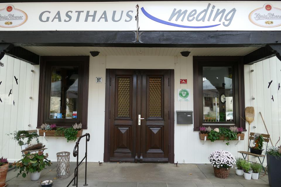 Herzlich willkommen im Gasthaus Meding! 
                 title=