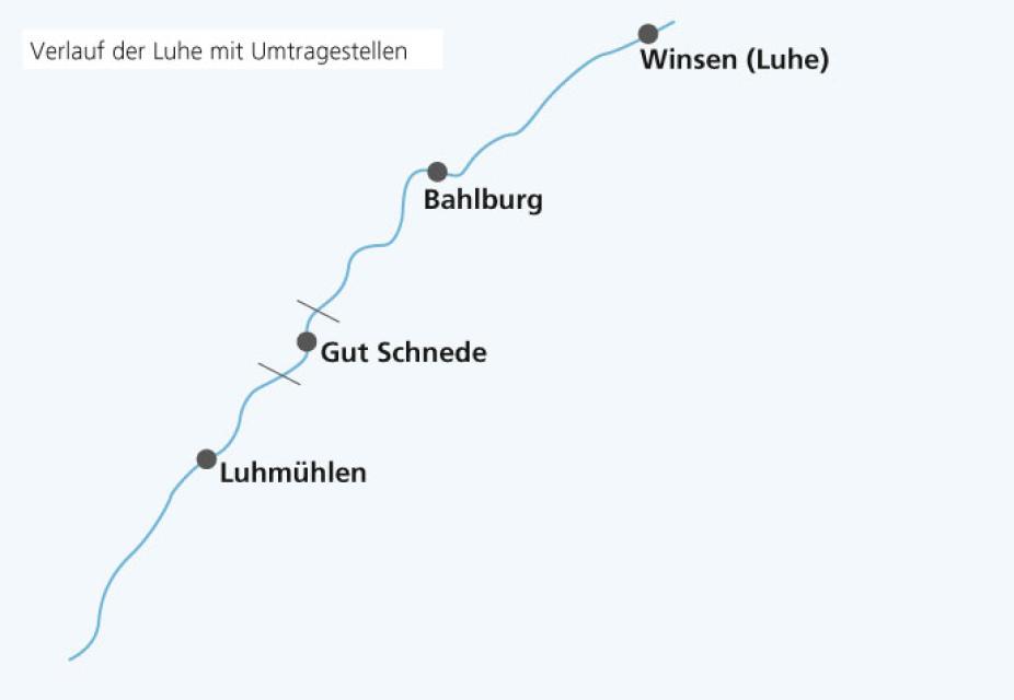 Länge: 29 km | Strecke: Wetzen – Luhmühlen – Garstedt – Bahlburg – Winsen (Luhe)