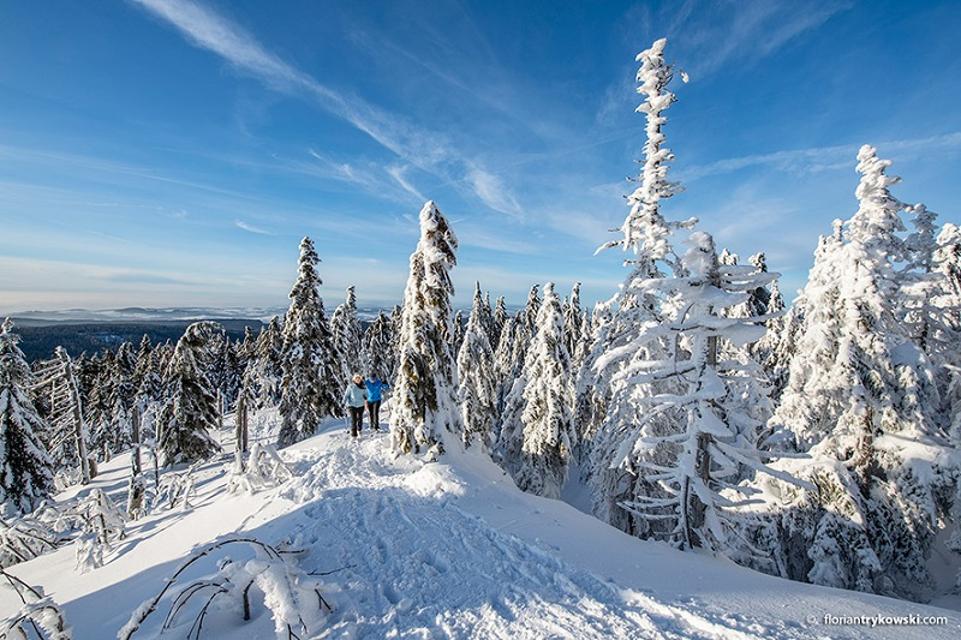 Der Winterwanderweg Ochsenkopfrunde ist der erste "Qualitätswanderweg Wanderbares Deutschland - Winterglück" und hat eine Gesamtlänge von 18.9 Km.