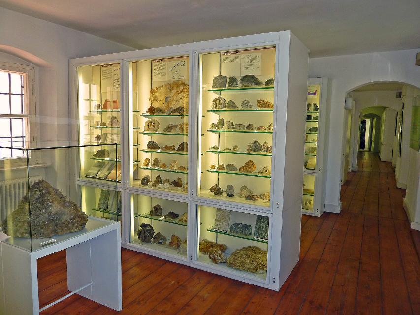 Mineralienausstellung im Fichtelgebirgsmuseum Wunsiedel