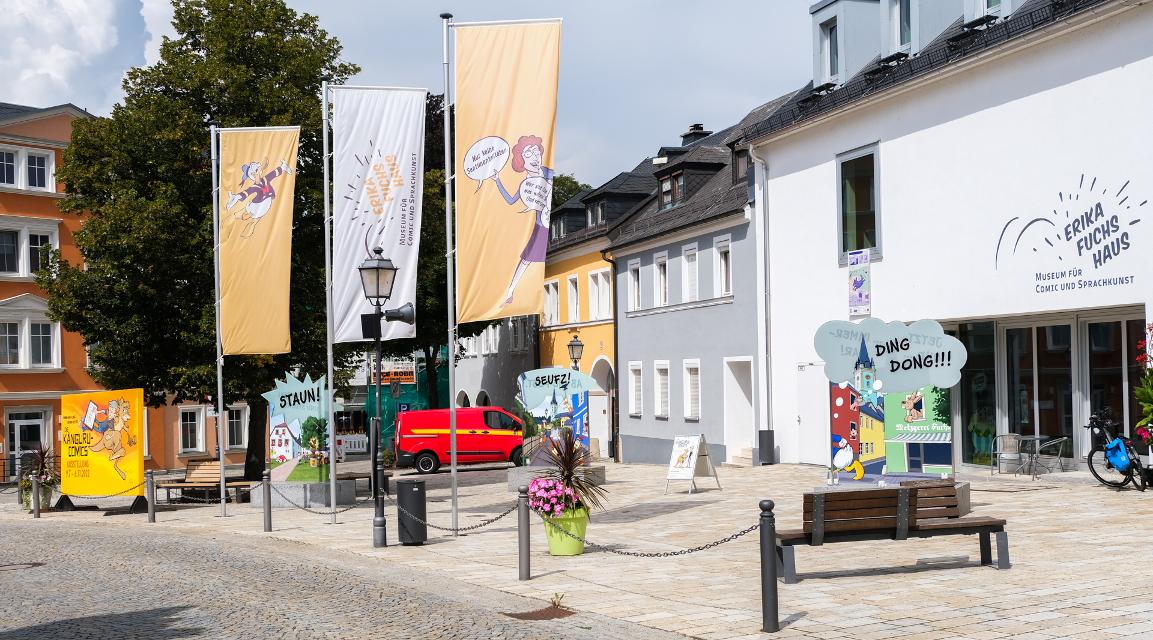 Das Erika-Fuchs-Haus - Museum für Comic und Sprachkunst - widmet sich als erstes Museum in Deutschland ausschließlich der Kunstform Comic.