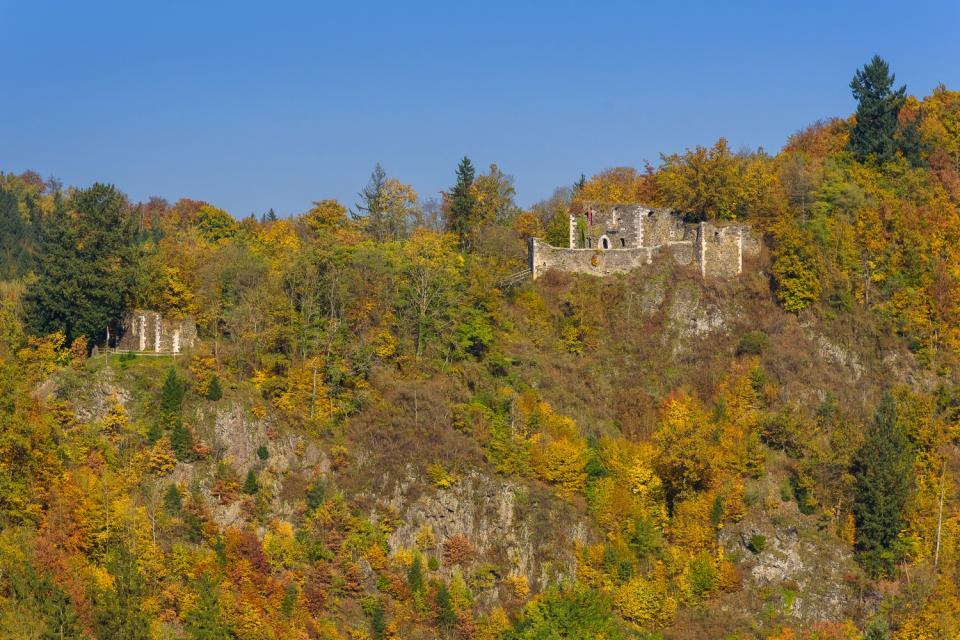 Burgenlandschaft Bad Berneck - Burg Hohenberneck und Marienkapelle