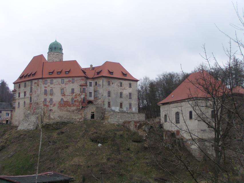 Die Burg befindet sich in einem Tal des Liebensteinbachs. Sie trug während ihrer Geschichte drei Namen. Nach ihren Gründern Liebenstein, dann Libstejn und in den 50er Jahren die heutige Bezeichnung Liebenstein/Liba. Die Gemeinde entstand als Vorburg der Burg Libstejn im 13. Jahrhunderts.
