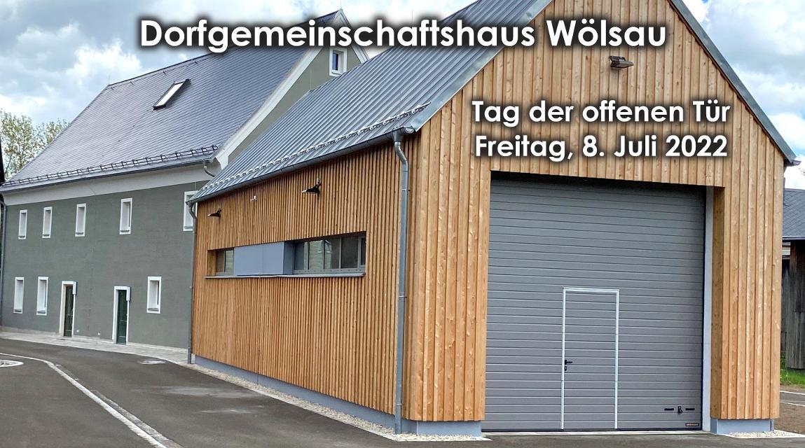 Lernt das neue Dorfgemeinschaftshaus in Wölsau kennen