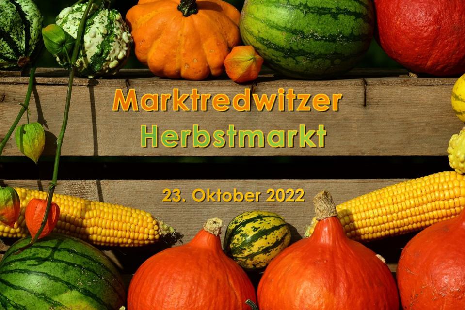 Am Sonntag, 23. Oktober 2022, veranstaltet die Stadt Marktredwitz in der Innenstadt von 9.00 Uhr bis 18.00 Uhr einen stimmungsvollen Herbstmarkt. Marktbetreiber ist Martin Fuhrmann, auch bekannt als „Naschbär“. Der Herbstmarkt bietet eine Vielzahl von handwerklichen Gegenständen, Garten- und D...