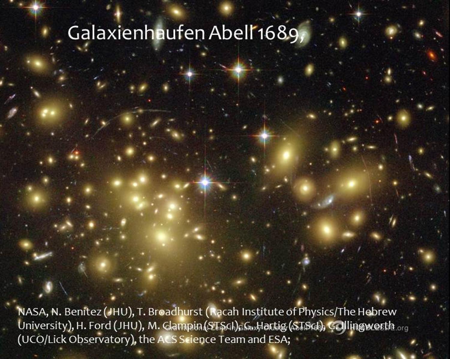 Galaxienhaufen Abell 1689