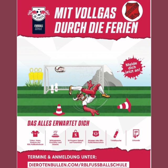 RB Leipzig Coaches bringen den Kids Fußball bei