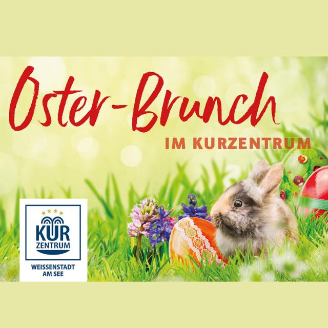 Werbung für den Oster-Brunch im Kurzentrum Weißenstadt