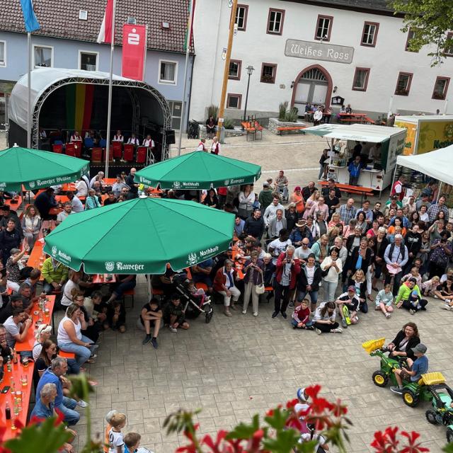 Kulinarisches Aufgebot in Thiersheim zum Bürgerfest