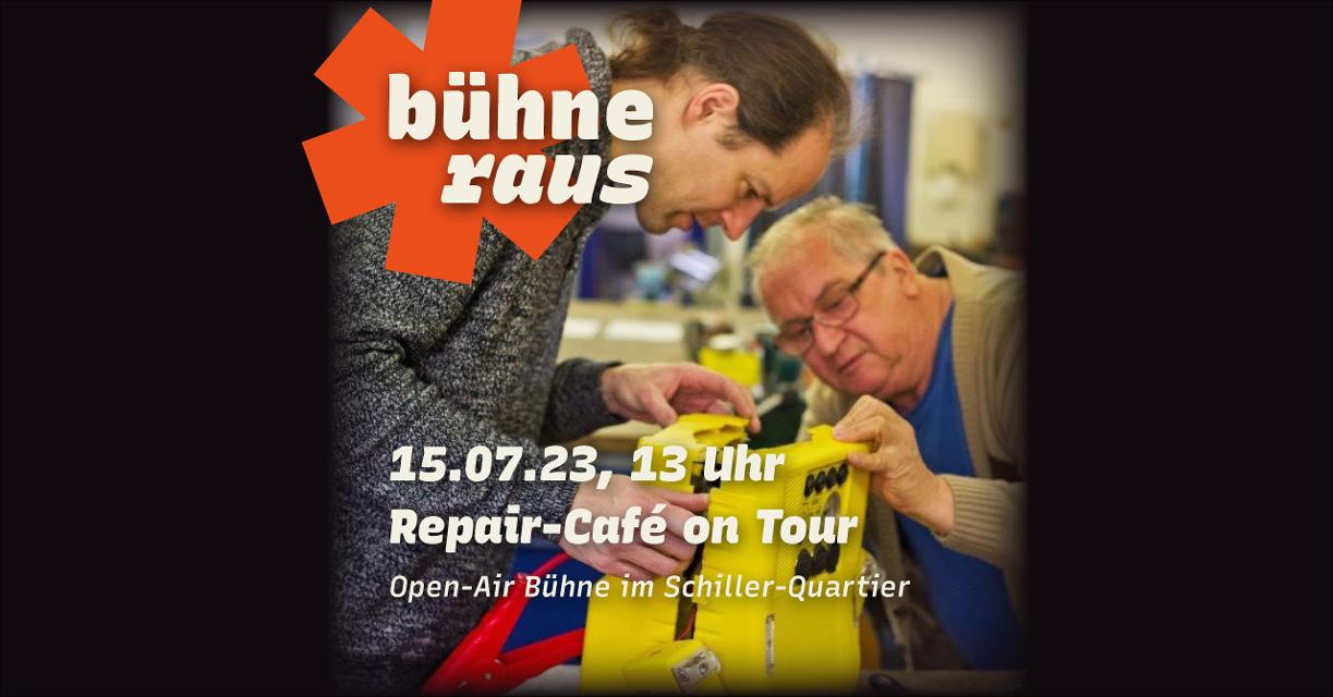 Das Repair-Café der Volkhochschule Hofer Land e.V. zu Gast auf dem Schiller-Quartier.