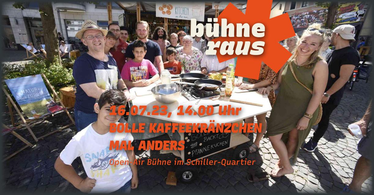 Die Diakonie Hochfranken, die Integrationslotsinnen und Über den Tellerrand Hof veranstalten ein Kaffeekränzchen im Schiller-Quartier.