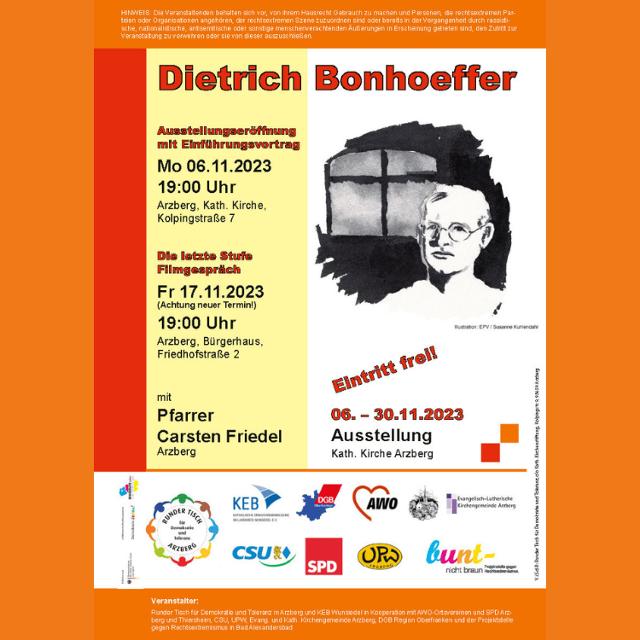 Ausstellung über den Theologen Dietrich Bonhoeffer