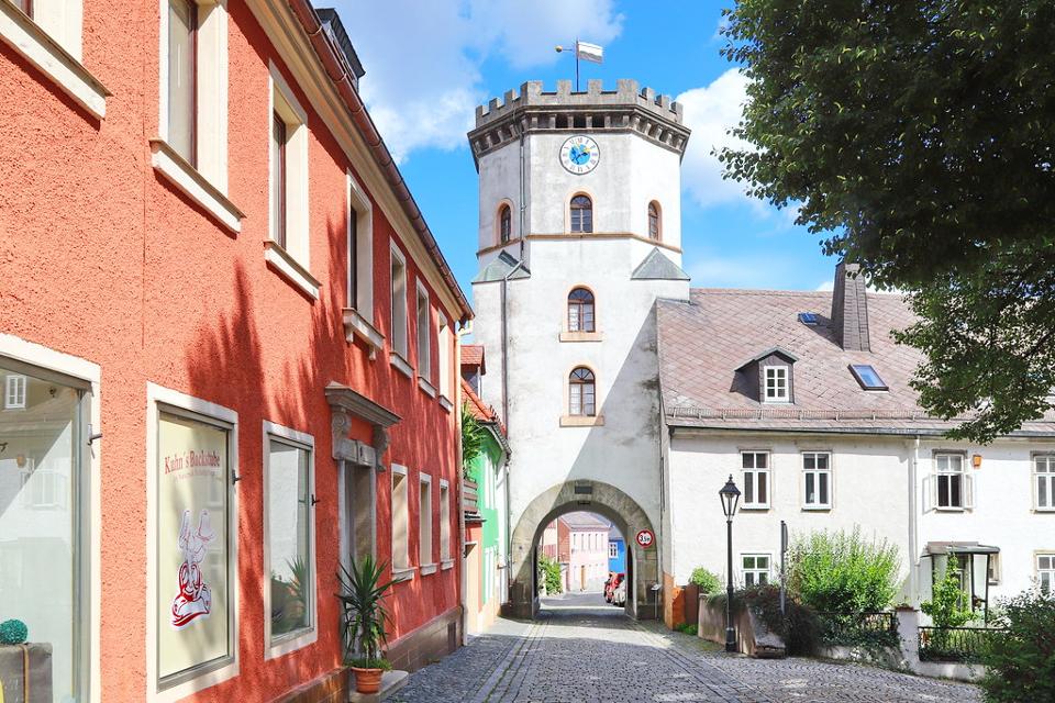 Das Koppetentor in Wunsiedel - bedeutender Teil der Stadtmauer