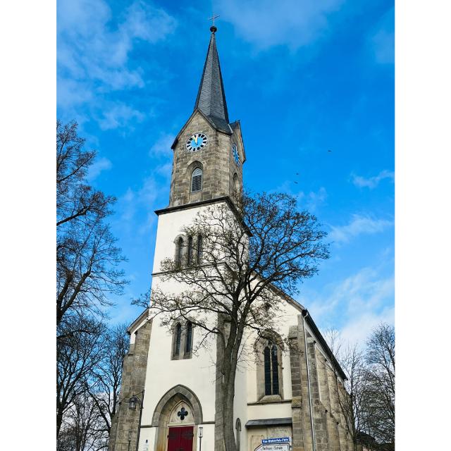 Die evangelische Kirche in Höchstädt.