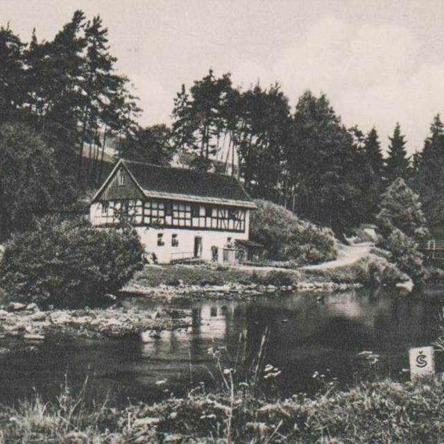 Das Grenzhaus bei der Hohenberger Hammermühle - ein Fachwerkhaus unter Denkmalschutz