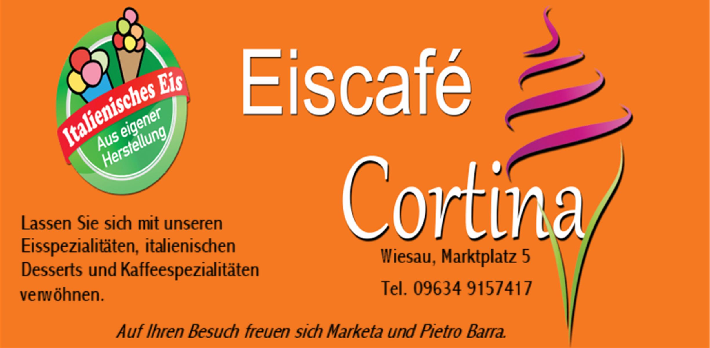 Herzlich willkommen im Eiscafé Cortina!