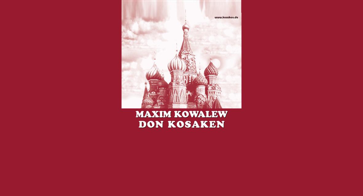 Plakat zum Konzert Don Kosaken