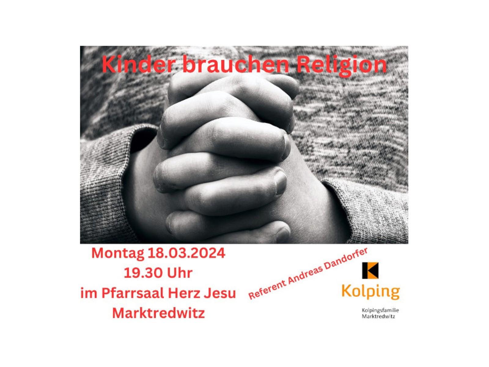 „Kinder brauchen Religion“ - Vortrag mit Gespräch