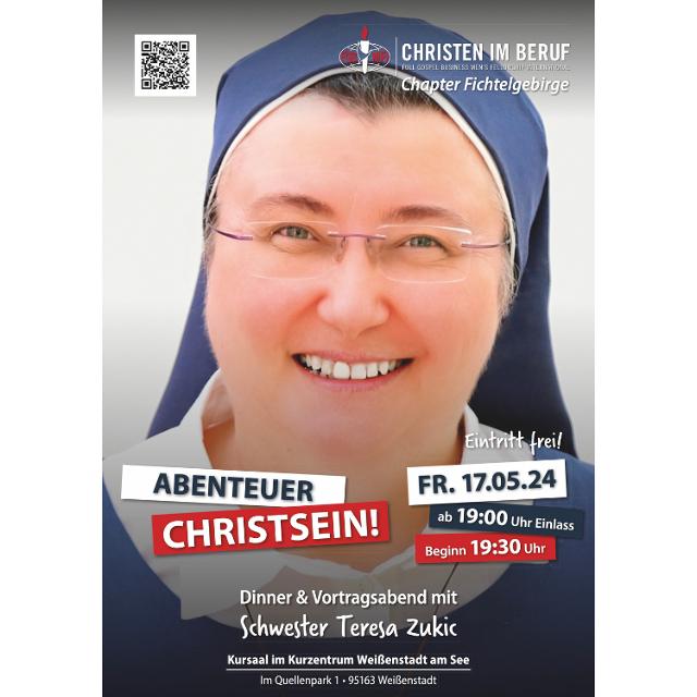 Humorvoller und unterhaltsamer Vortrag von Schwester Teresa Zukic