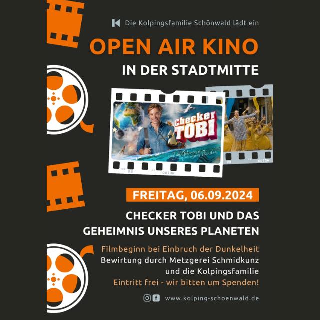 Open Air Kino in der Stadtmitte