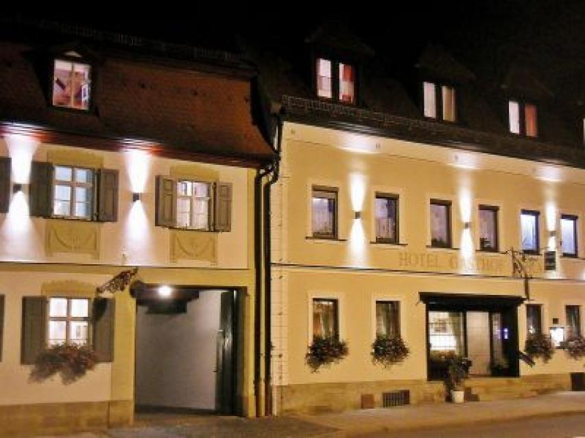 Traditionsreicher Gasthof in der historischen, über 1200 Jahre alten Stadt Scheßlitz
                 title=