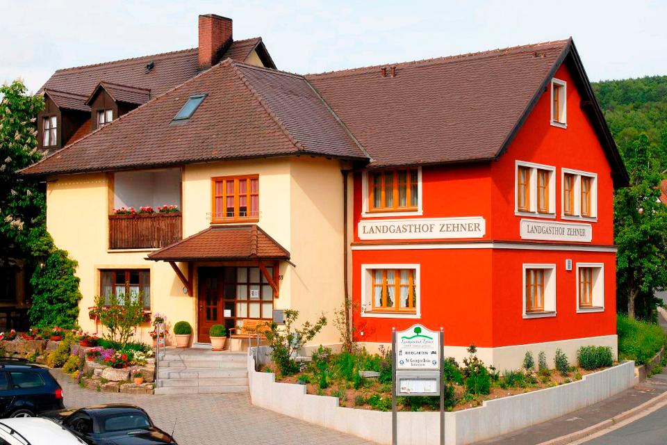 Familiengeführter Landgasthof am Tor der Fränkischen Schweiz.
                 title=