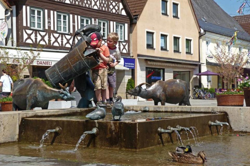 Ebermannstadt ist die zentrale Stadt und das  "Herz der Fränkischen Schweiz".