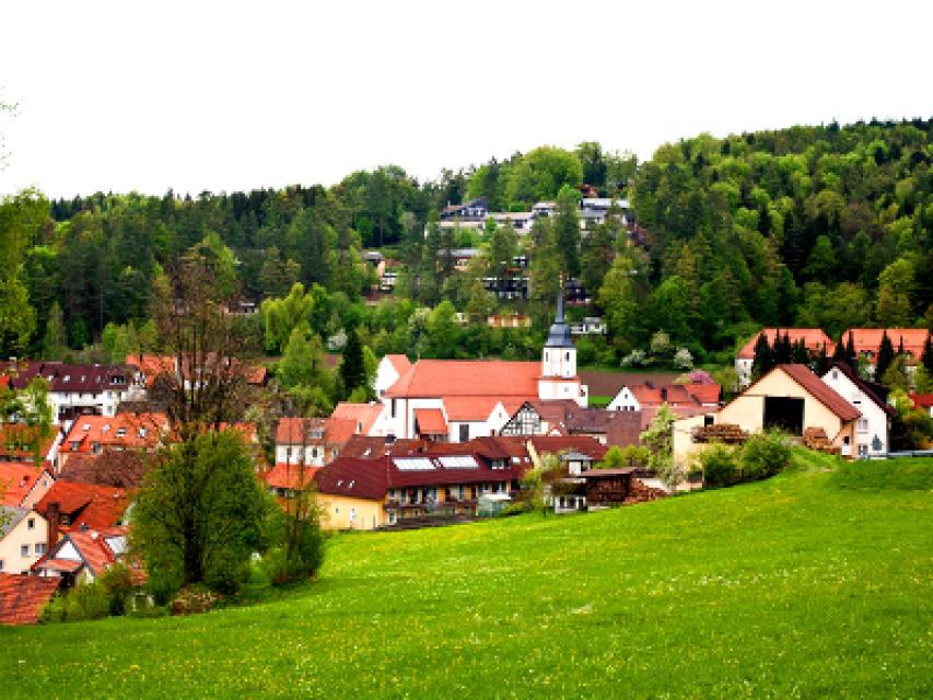 Herzlich willkommen in Obertrubach, im wildromantischen Trubachtal!Wanderparadies Trubachtal, bedeutendes Klettergebiet, Outdoorparadies Trubachtal
                 title=