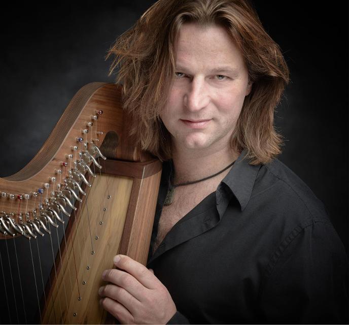 Romantisches Konzert zur keltischen Harfe mit Andy Lang