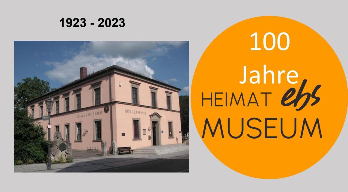 Sonderausstellung. Im Rahmen der 600-Jahr-Feier der Stadterhebung von Ebermannstadt wurde das Heimatmuseum Ebermannstadt 1923 gegründet und feiert 2023 mit einer Rückschau dieses Ereignis.