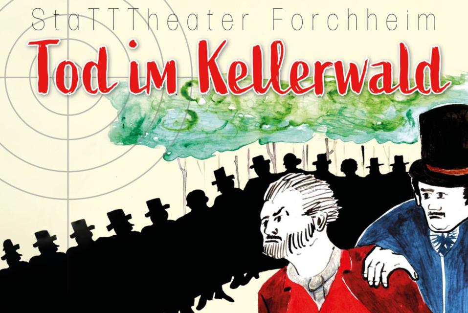 Theaterstück - Tod im Kellerwald Plakat