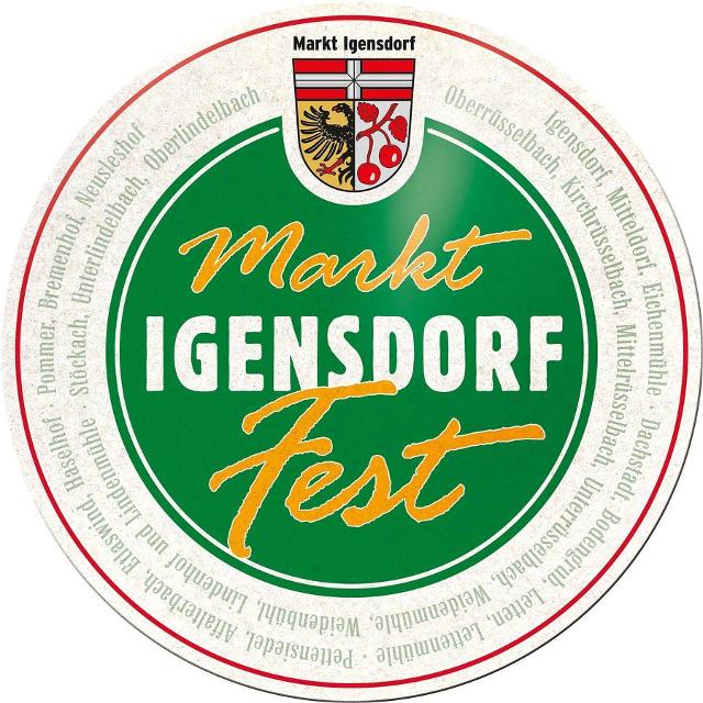 Unter dem Motto  Mitten in Europa  feiert der Markt Igensdorf am 19. und 20. August 2023 das Igensdorfer Marktfest.